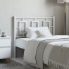Tête de lit métal blanc 100 cm 