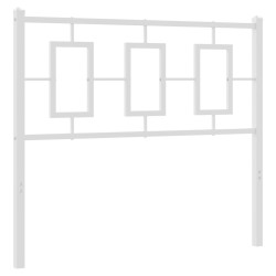 Tête de lit métal blanc 100 cm 