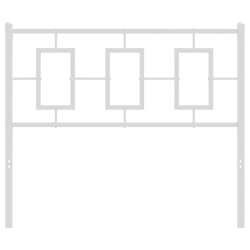 Tête de lit métal blanc 100 cm 