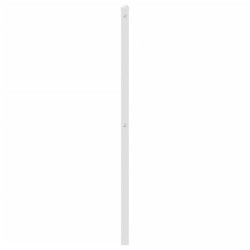 Tête de lit métal blanc 100 cm 