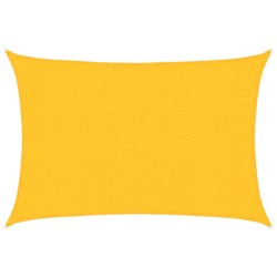 Voile d'ombrage 160 g/m² Jaune 3x4,5 m PEHD 