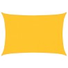 Voile d'ombrage 160 g/m² Jaune 3x4,5 m PEHD 