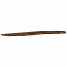 Étagères murales 4 pcs chêne fumé 80x20x1,5cm bois d'ingénierie 