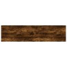 Étagères murales 4 pcs chêne fumé 80x20x1,5cm bois d'ingénierie 