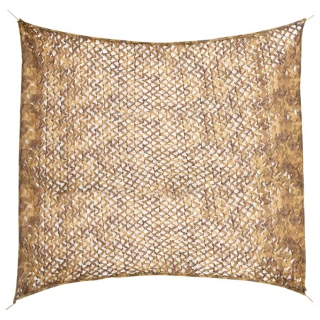 Filet de camouflage avec sac de rangement 316x296 cm sable 