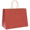 Sacs en papier 50 pcs avec poignées rouge 32x17x25 cm 