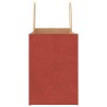 Sacs en papier 50 pcs avec poignées rouge 32x17x25 cm 