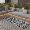 Tapis d'extérieur ARAKIL Noir 80x150 cm PP 