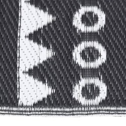 Tapis d'extérieur ARAKIL Noir 80x150 cm PP 