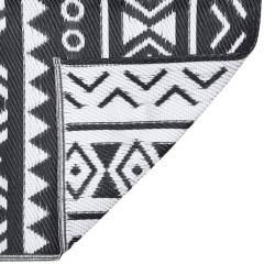 Tapis d'extérieur ARAKIL Noir 80x150 cm PP 
