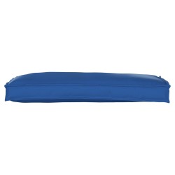 Coussin de palette pour banc bleu royal 100x40x8 cm tissu Oxford 