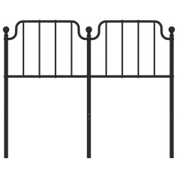 Tête de lit métal noir 120 cm 