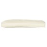Coussin de palette pour banc Crème 100x40x8 cm Tissu Oxford 