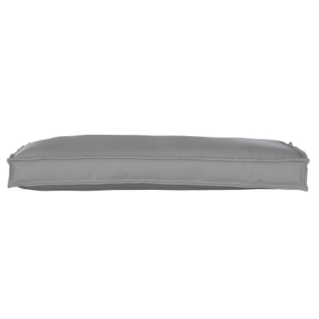 Coussin de palette pour banc gris 100x40x8 cm Tissu Oxford 