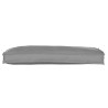 Coussin de palette pour banc gris 100x40x8 cm Tissu Oxford 