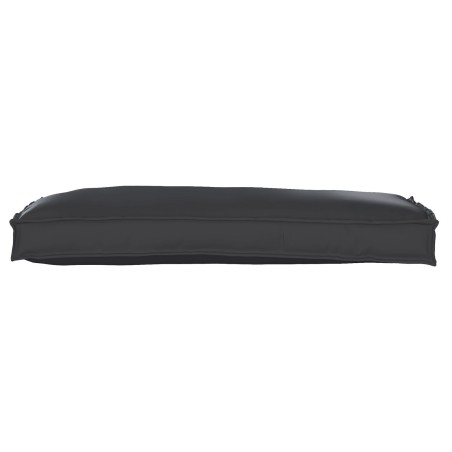Coussin de palette pour banc noir 100x40x8 cm tissu Oxford 