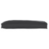 Coussin de palette pour banc noir 100x40x8 cm tissu Oxford 