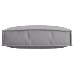 Coussin de Palette pour Siège Gris 60x60x12 cm Tissu Oxford 