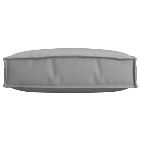 Coussin de Palette pour Siège Gris 60x60x12 cm Tissu Oxford 