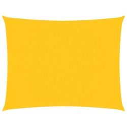 Voile de parasol tissu oxford rectangulaire 2x3,5 m jaune 