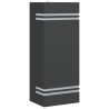 Applique murale d'extérieur noir acier inoxydable 