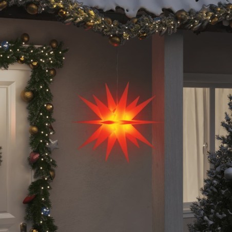 Lumière de Noël avec LED pliable rouge 57 cm 
