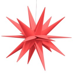 Lumière de Noël avec LED pliable rouge 57 cm 