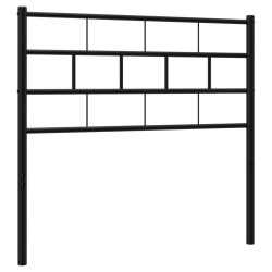 Tête de lit métal noir 90 cm 