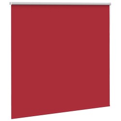 Store enrouleur occultant rouge largeur du tissu 151,6 cm 