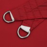 Voile de parasol tissu oxford carré 2x2 m rouge 