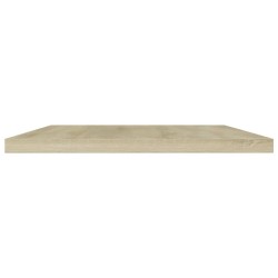 Panneau de bibliothèque 4pcs Chêne sonoma 60x20x1,5cm Aggloméré 