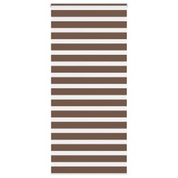 Store zèbre marron 115x200cm largeur du tissu 110,9cm polyester 
