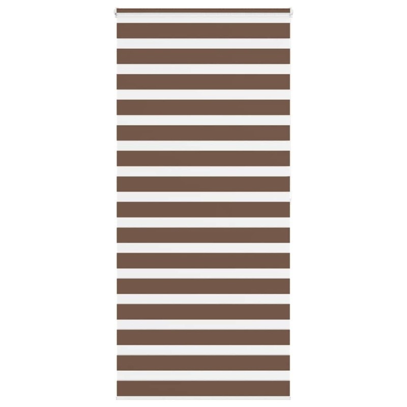 Store zèbre marron 115x200cm largeur du tissu 110,9cm polyester 