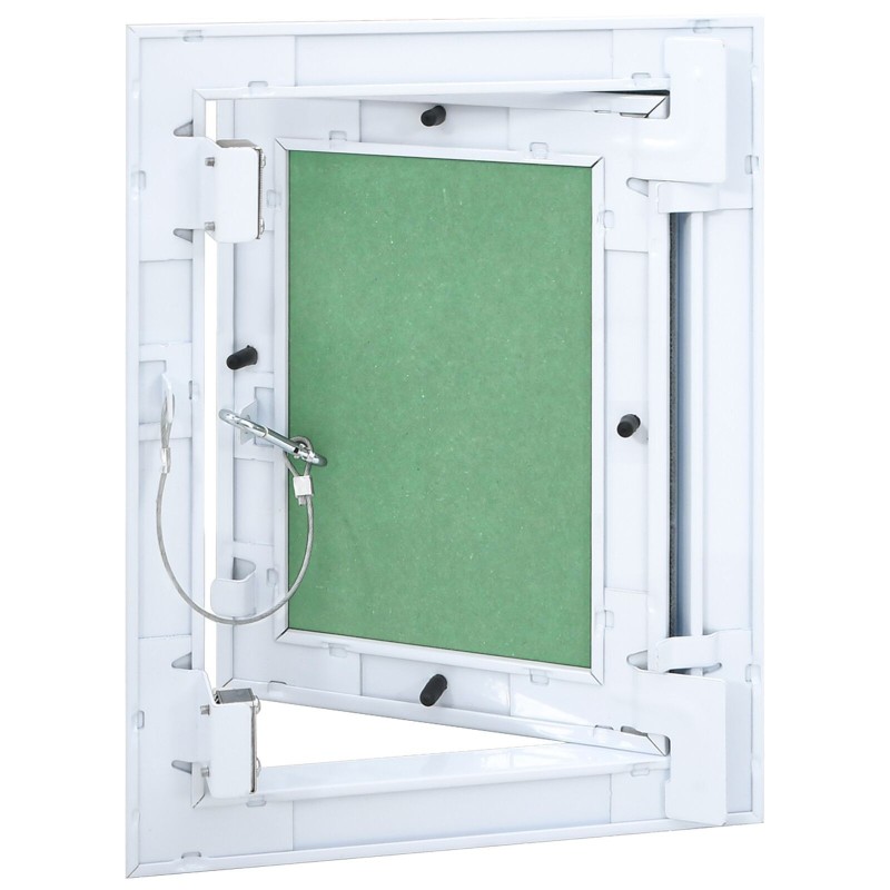 Panneau d'accèsavec cadre en alu et plaque de plâtre 150x200 mm 