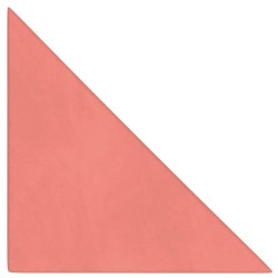 Panneaux muraux 12 pcs Rose 30x30 cm Velours 0,54 m² 