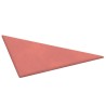 Panneaux muraux 12 pcs Rose 30x30 cm Velours 0,54 m² 