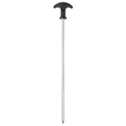 Piquets de tente 24 pcs 30 cm Ø7 mm acier galvanisé 