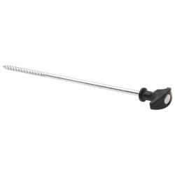 Piquets de tente 24 pcs 30 cm Ø7 mm acier galvanisé 