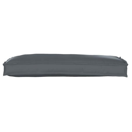 Coussin de Palette pour banc Anthracite 100x40x8 cm Tissu Oxford 
