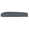 Coussin de Palette pour banc Anthracite 100x40x8 cm Tissu Oxford 