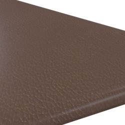 Panneaux muraux 12 pcs Marron 30x30 cm Similicuir 0,54 m² 