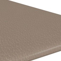 Panneaux muraux 12 pcs Cappuccino 30x30 cm Similicuir 0,54 m² 
