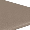Panneaux muraux 12 pcs Cappuccino 30x30 cm Similicuir 0,54 m² 
