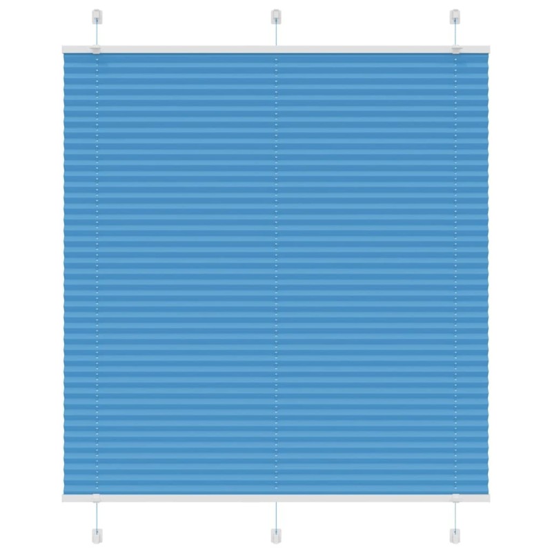 Store plissé bleu 115x150 cm largeur du tissu 114,4cm polyester 