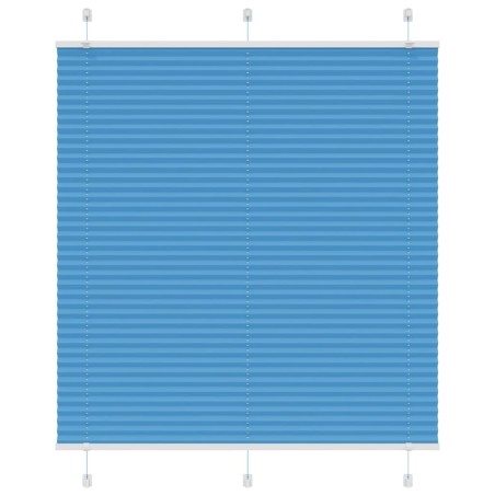 Store plissé bleu 115x150 cm largeur du tissu 114,4cm polyester 