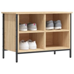 Armoire à chaussures chêne sonoma 69x35x50 cm bois d'ingénierie 