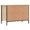 Armoire à chaussures chêne sonoma 69x35x50 cm bois d'ingénierie 