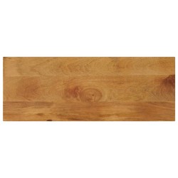 Dessus de table 80x20x3,8 cm rectangulaire bois massif manguier 