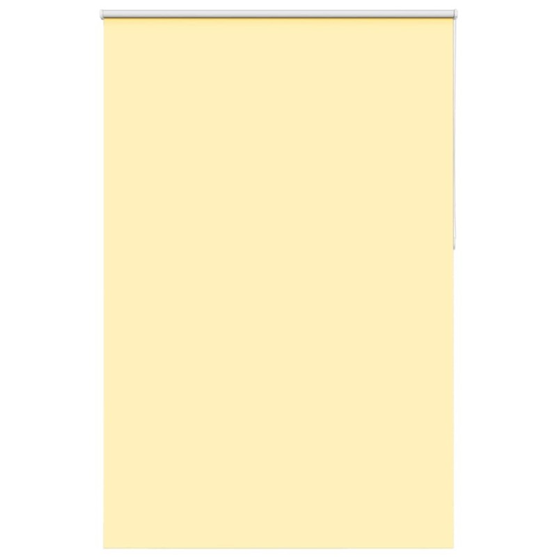 Store enrouleur occultant jaune largeur du tissu 141,6 cm 