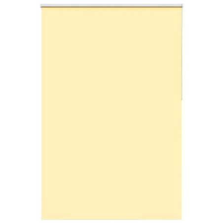 Store enrouleur occultant jaune largeur du tissu 141,6 cm 